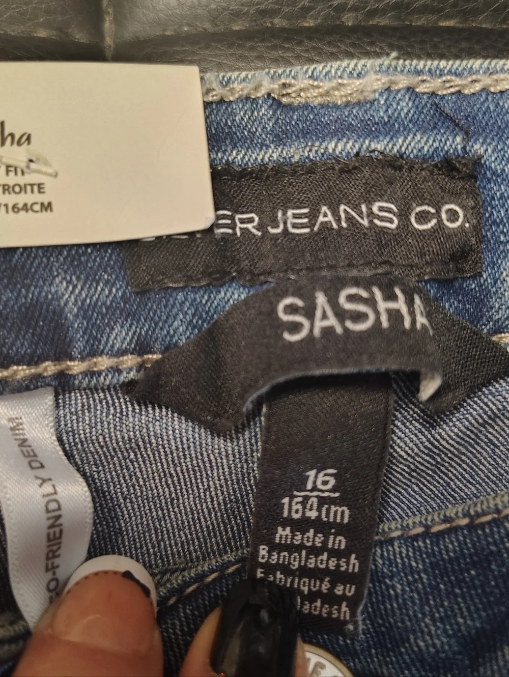 Teen Girls Size 16 Silver' Skinny Stretch Jeans in Medium Blue Wash